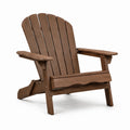 Silla Adirondack de Madera Maciza Marrón