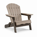Silla Adirondack de Madera Marrón 90x75x90 cm